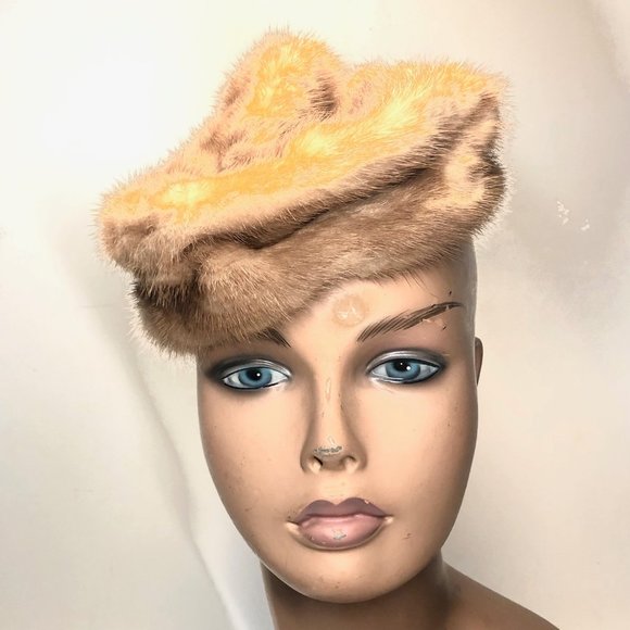 Vtg Saks 5th Avenue Vintage Mink Hat main image 7